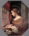 St Cecilia at the Organ by Carlo Dolci